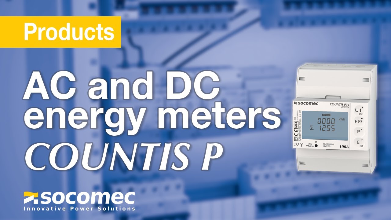 COUNTIS P Energy Meters – A complete ecosystem for a simplified electrical installation