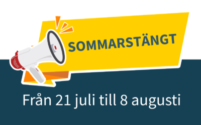 Sommarstängt vecka 30-32
